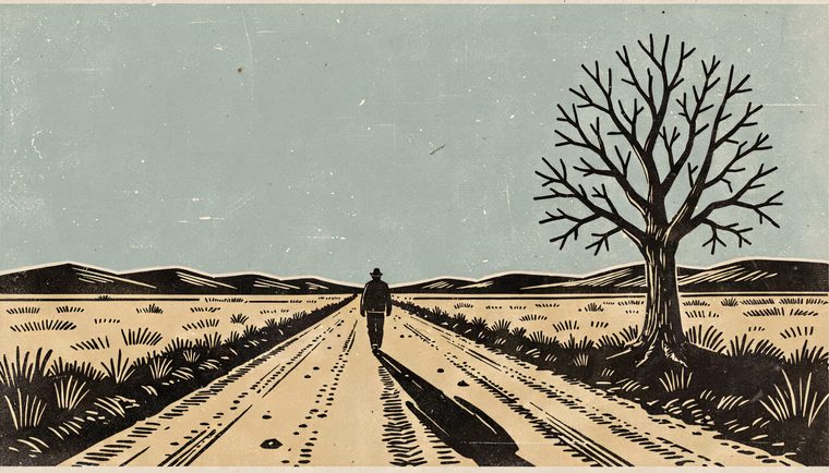 Linocut style